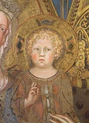 Maestà: Bambino Gesù, 1315 (dettaglio)