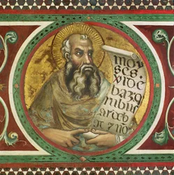 Maestà: Mosè (dettaglio)
