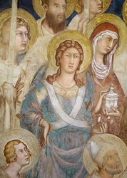 Maestà (dettaglio di San Michele, 1315)