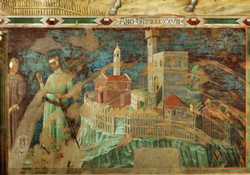 La città di Siena (affresco)