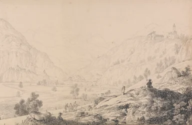 Album di 30 vedute nel Tirolo e in Italia: Castelli di Wafenstein [?], Sprechenstein e Reifenstein a qualche miglio dal Brennero, 27 ottobre 1840