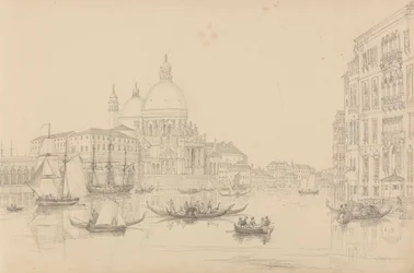 Album di 30 vedute nel Tirolo e in Italia: La Chiesa di Santa Maria della Salute 10 novembre 1840