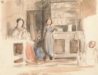 Scena di cucina: Dunkerrin, settembre 1835