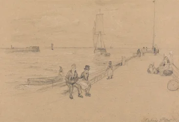 Sul molo, Calais
