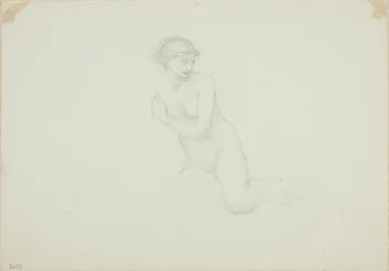 Nudo femminile seduto