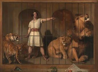 Ritratto del signor Van Amburgh, come appariva con i suoi animali nei teatri di Londra