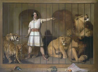 Ritratto del signor Van Amburgh, come appariva con i suoi animali nei teatri di Londra
