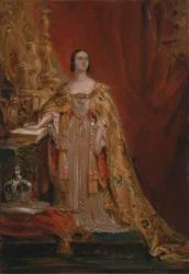 La regina Vittoria che presta il giuramento di incoronazione, 28 giugno 1838
