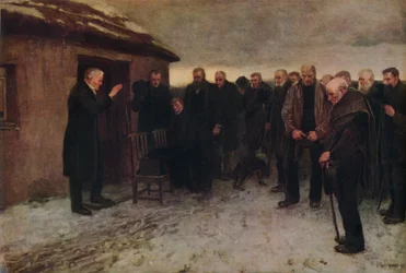Un funerale nelle Highlands, 1882