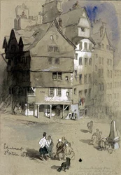 Casa di Sir George McKenzie, Edimburgo, Scozia, 1845