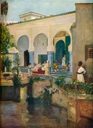 Interno di un harem moresco