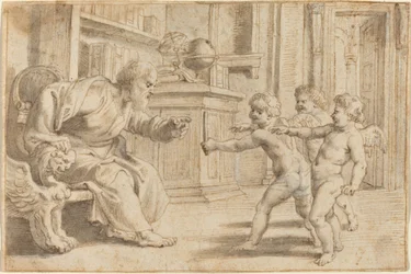 Putti che testano la percezione della profondità di un uomo