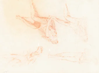 Studi per "Le vergini sagge e stolte" [recto]