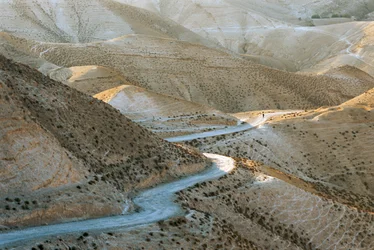 Israele, Giudea: Scena delle colline della Giudea a est di Gerusalemme