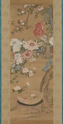 Fiori e pesci rossi, XVIII secolo