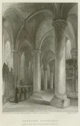 Cattedrale di Chartres, retro del coro dalla navata nord