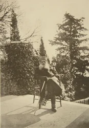 Scrittore russo Lev Tolstoj, Gaspra, Crimea, Russia, 1902