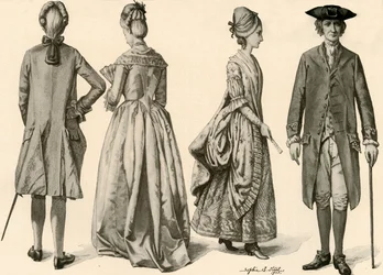 Abbigliamento durante il regno di Giorgio III, 1760-1776