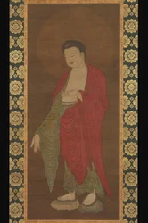 Buddha Amitabha discende dalla sua Terra Pura
