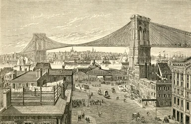 Ponte di Brooklyn, New York, Stati Uniti d