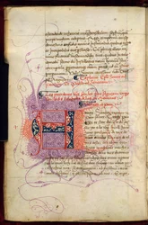 Burney 252, f. 4v, Iniziale puzzle 