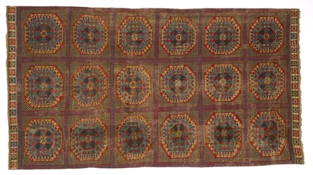 Tappeto con motivo turco, c.1450-1500