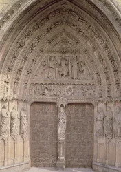 Portale centrale della facciata ovest