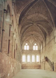 Interno del refettorio del monastero, 1215