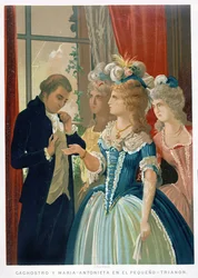 Intervista di Maria Antonietta e Cagliostro al Petit Trianon