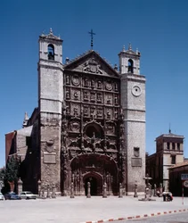 Arte gotica isabellina: vista della Chiesa conventuale di San Pablo, 1445-1616, Valladolid