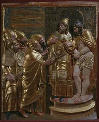 Gesù davanti a Caifa (dettaglio)