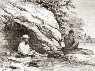 Jules Crevaux, durante la sua esplorazione della Guyana francese nel 1878, all