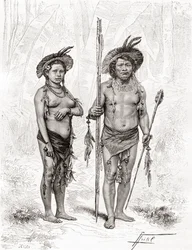 Indiani nativi di Rio Branco, Sud America