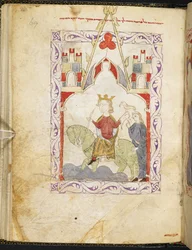 Or. 2737, f. 69r, Il faraone come falconiere, dalla 