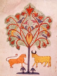 Pagina di una bibbia mozarabica: il sogno dell