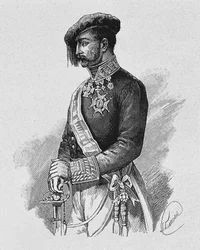 Ritratto del generale carlista Tomas Zumalacarregui (1788-1835)