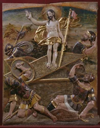 Resurrezione, dettaglio di un altare rinascimentale