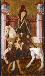 San Martino di Tours e il mendicante (olio su tavola)