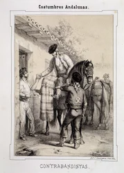 Contrabbandieri, "Costumi andalusi" di D Antonio Chaman