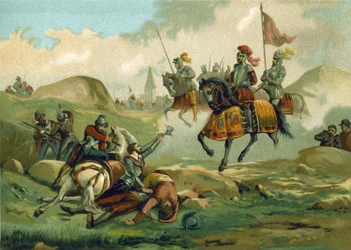 Il Signore di Senlis catturato dagli spagnoli, Mons, 1572