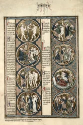 La Bibbia Moralisee di Toledo f.7v