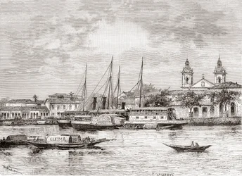 Il porto di Manaus, Stato di Amazonas, Brasile settentrionale