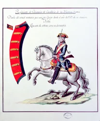 Uniforme dei volontari del reggimento di cavalleria dell