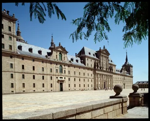 Vista del monastero e del Real Sitio