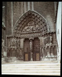 Vista del Portale Sacramentale (Sarmental) della Cattedrale di Santa Maria a Burgos
