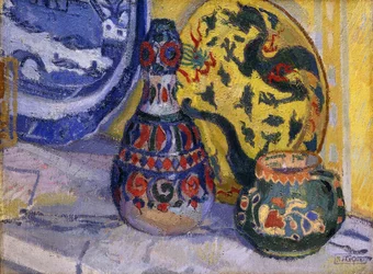 Natura Morta con Figure Orientali, 1913