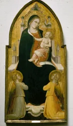 Madonna col Bambino in trono con angeli