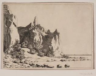Sommerspiret, Møn. Vista dalla spiaggia