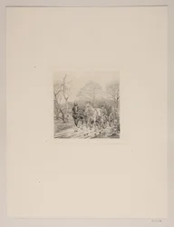 Danese: Brucia nella foresta. Due cavalli per un carro