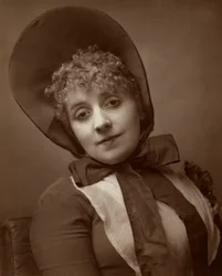 Kate Santley, attrice, cantante, comica e direttrice teatrale britannica nata in America